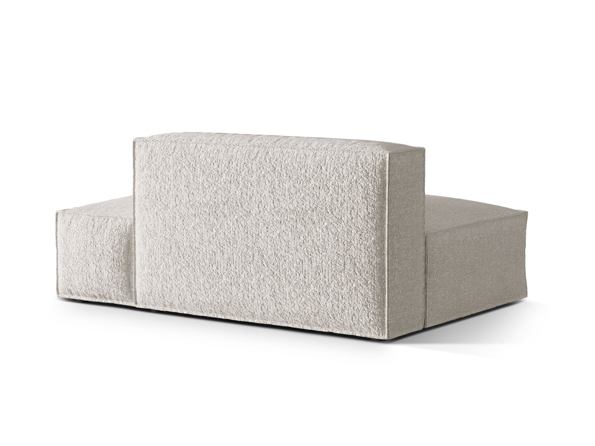 Nuria Boucle rechts Modular Sofa 3 Sitzer in Grey Beige Melange-Monet präsentiert im Onlineshop von KAQTU Design AG. Modulares Sofa ist von Micadoni