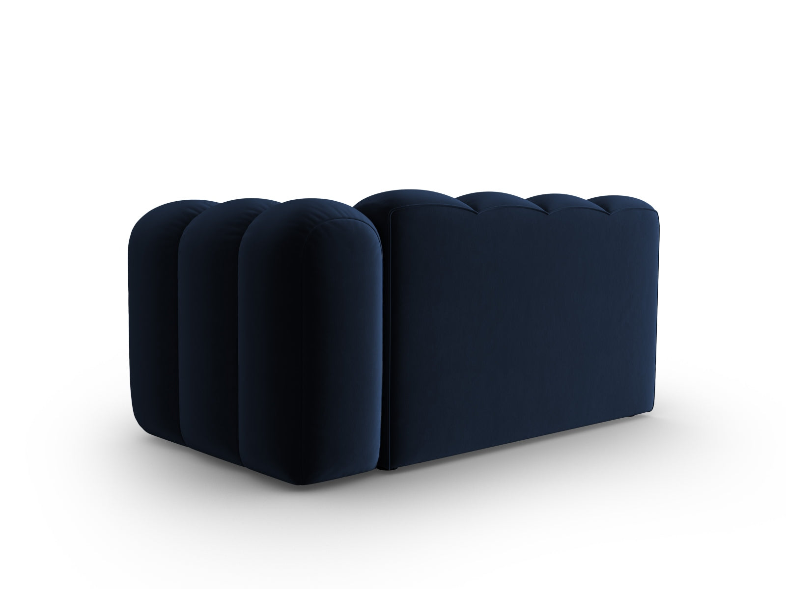 Erleben Sie das Lupine Velour Modular Sofa rechts 2 Sitzer von Micadoni: elegantes Design, hervorragender Komfort und flexible Gestaltungsmöglichkeiten für Ihr Wohnambiente.