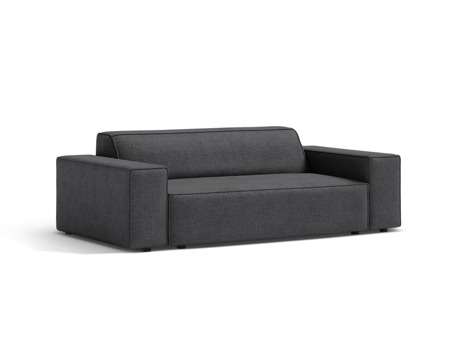 Elegantes 2-Sitzer Sofa Jodie in Dunkelgrau, ideal für moderne Wohnräume, erhältlich bei KAQTU Design AG.