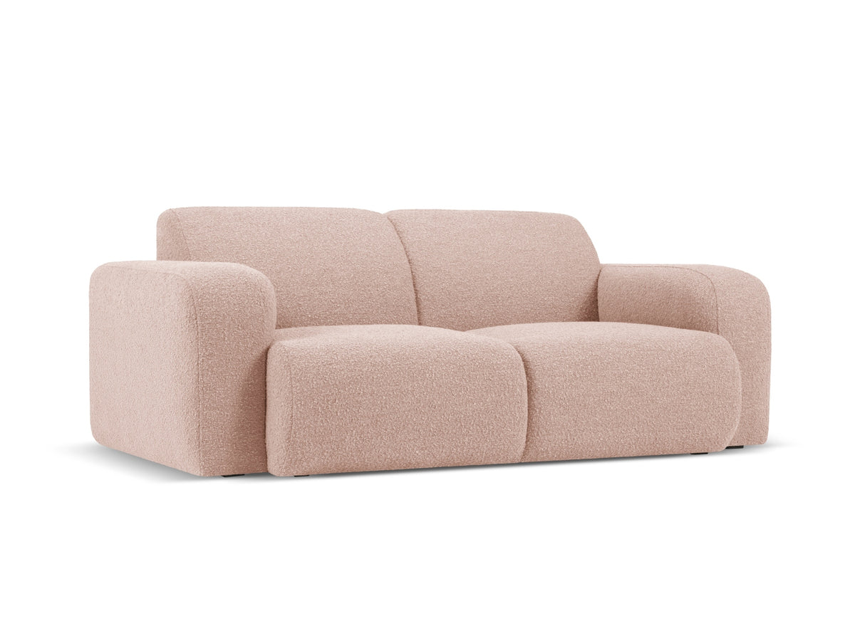Molino Boucle Sofa 2 Sitzer in Powder Pink-Baloo präsentiert im Onlineshop von KAQTU Design AG. 3er Sofa ist von Micadoni