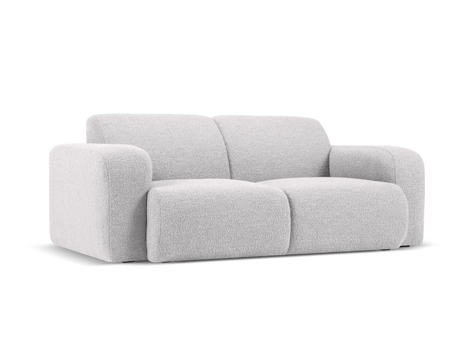 Molino Boucle Sofa 2 Sitzer in Light Grey präsentiert im Onlineshop von KAQTU Design AG. 3er Sofa ist von Micadoni