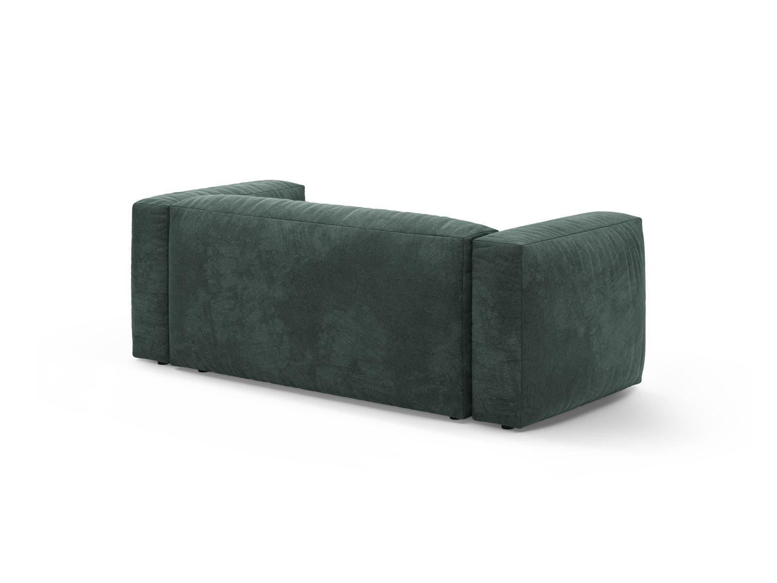 Elegantes 2-Sitzer Sofa Martina in luxuriösem Petrol-Vogue, ideal für moderne Wohnräume und gemütliche Stunden zu zweit.