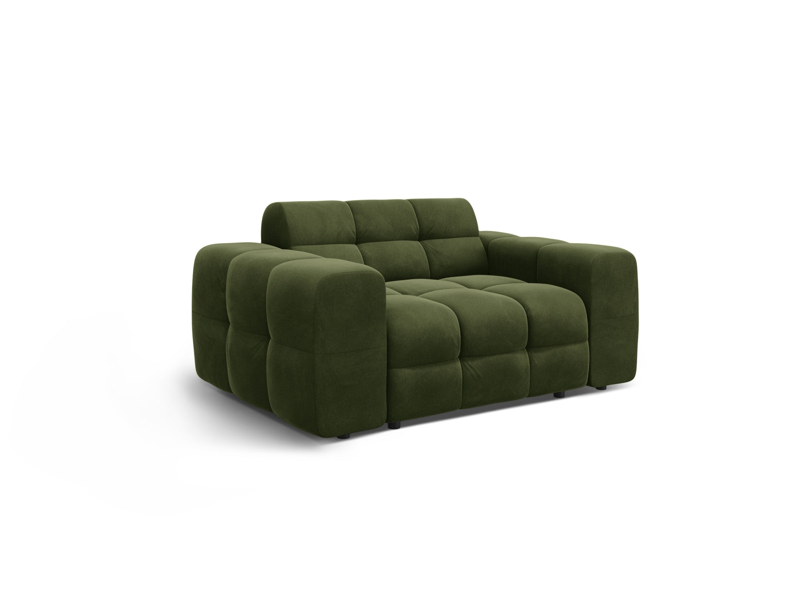 Kendal Velour Sofa 2 Sitzer in Army Green präsentiert im Onlineshop von KAQTU Design AG. 2er Sofa ist von Micadoni