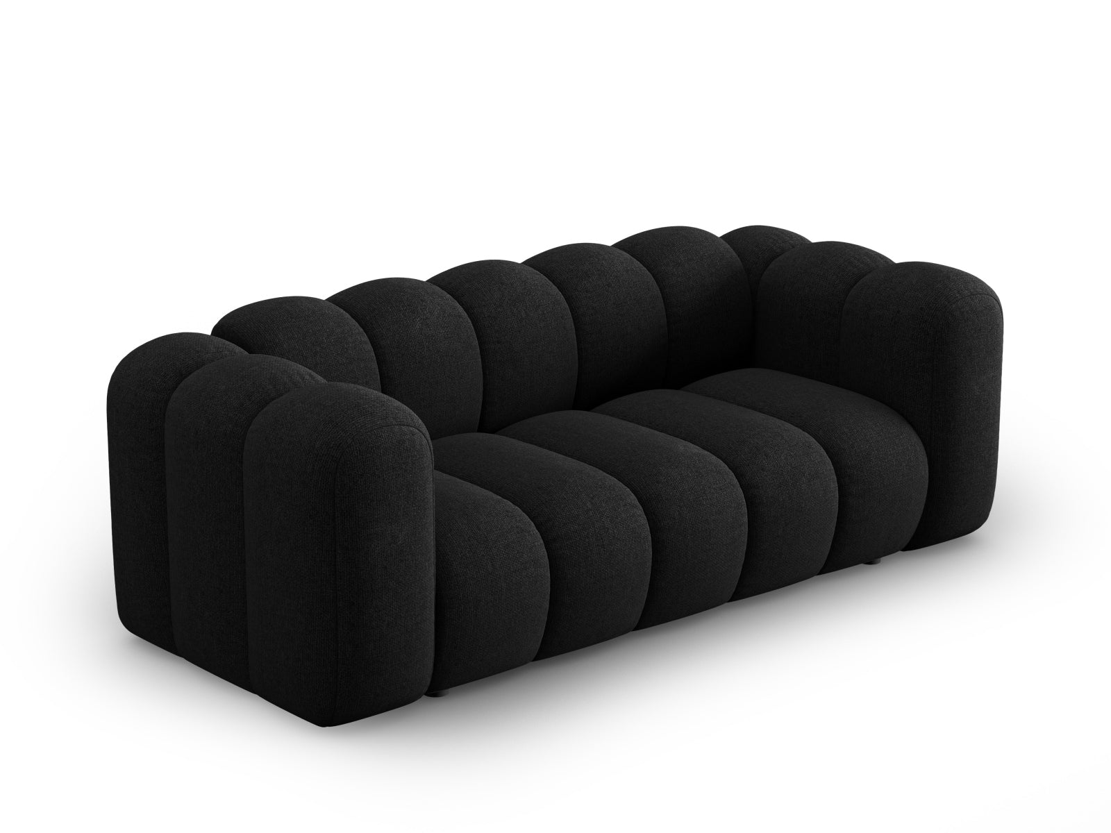 Lupine Sofa 2 Sitzer in Black präsentiert im Onlineshop von KAQTU Design AG. 2er Sofa ist von Micadoni