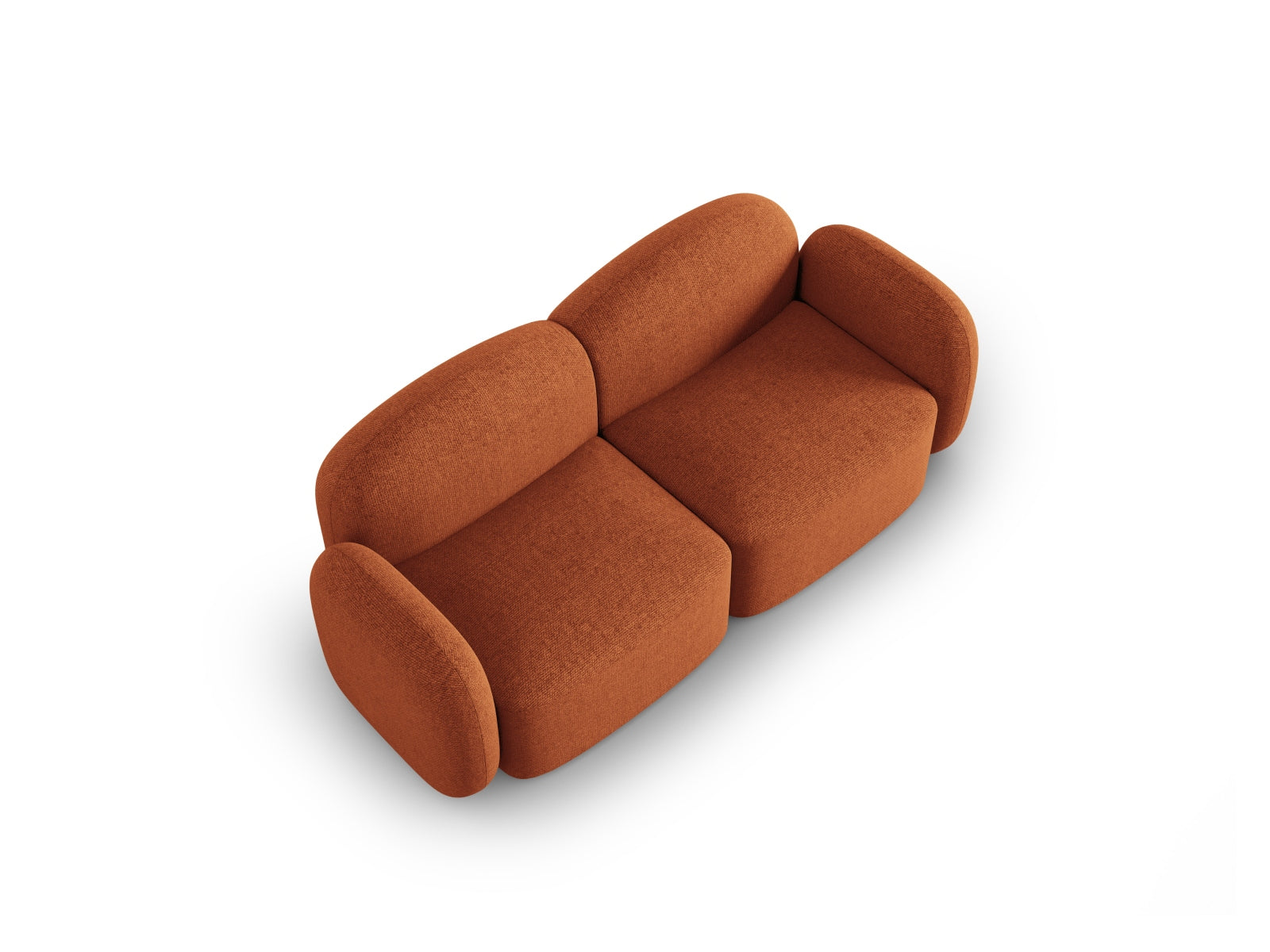 Blair Sofa 2 Sitzer in Terracotta Melange präsentiert im Onlineshop von KAQTU Design AG. Sofa ist von Micadoni