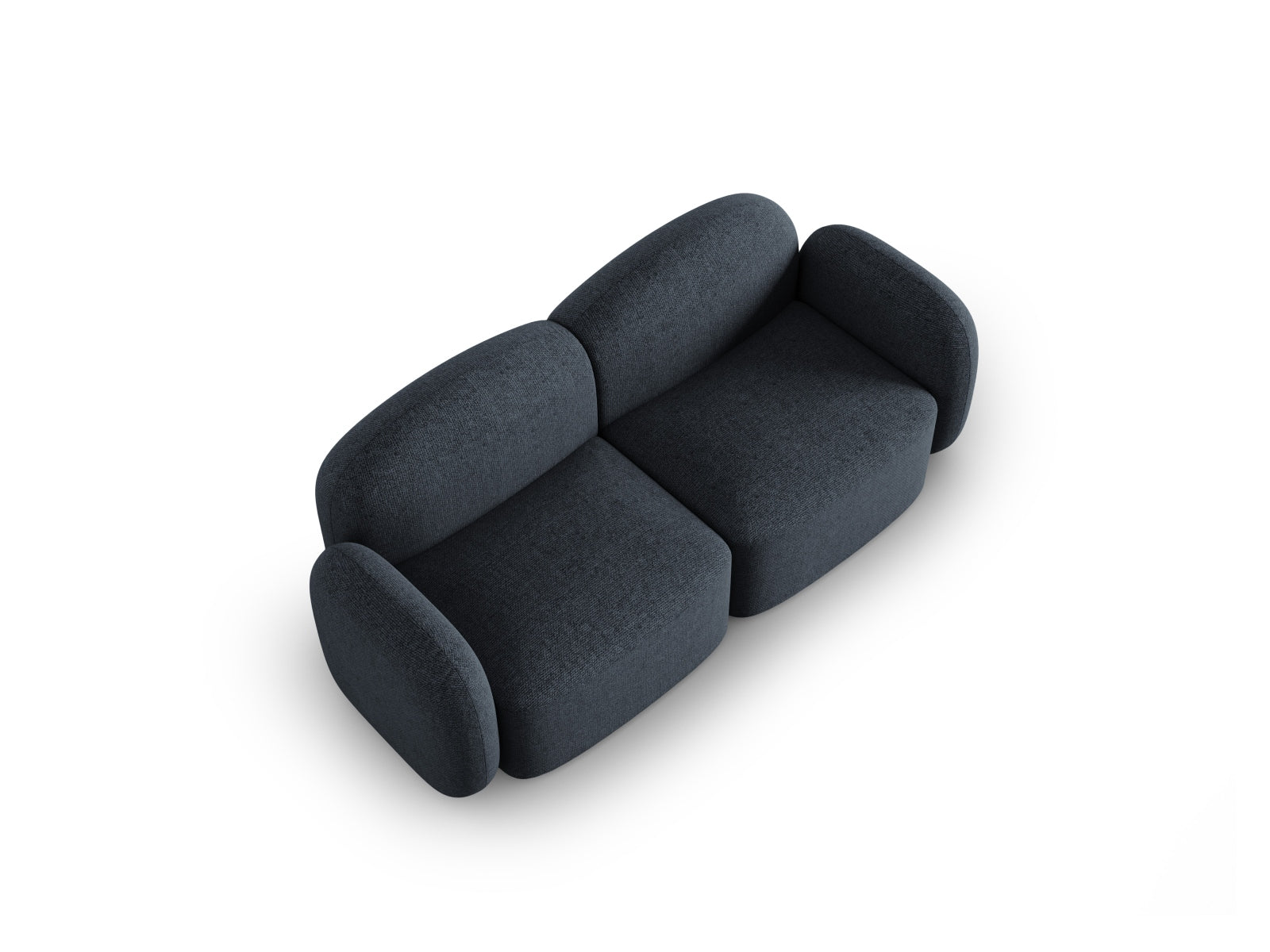 Blair Sofa 2 Sitzer in Blue Melange präsentiert im Onlineshop von KAQTU Design AG. Sofa ist von Micadoni
