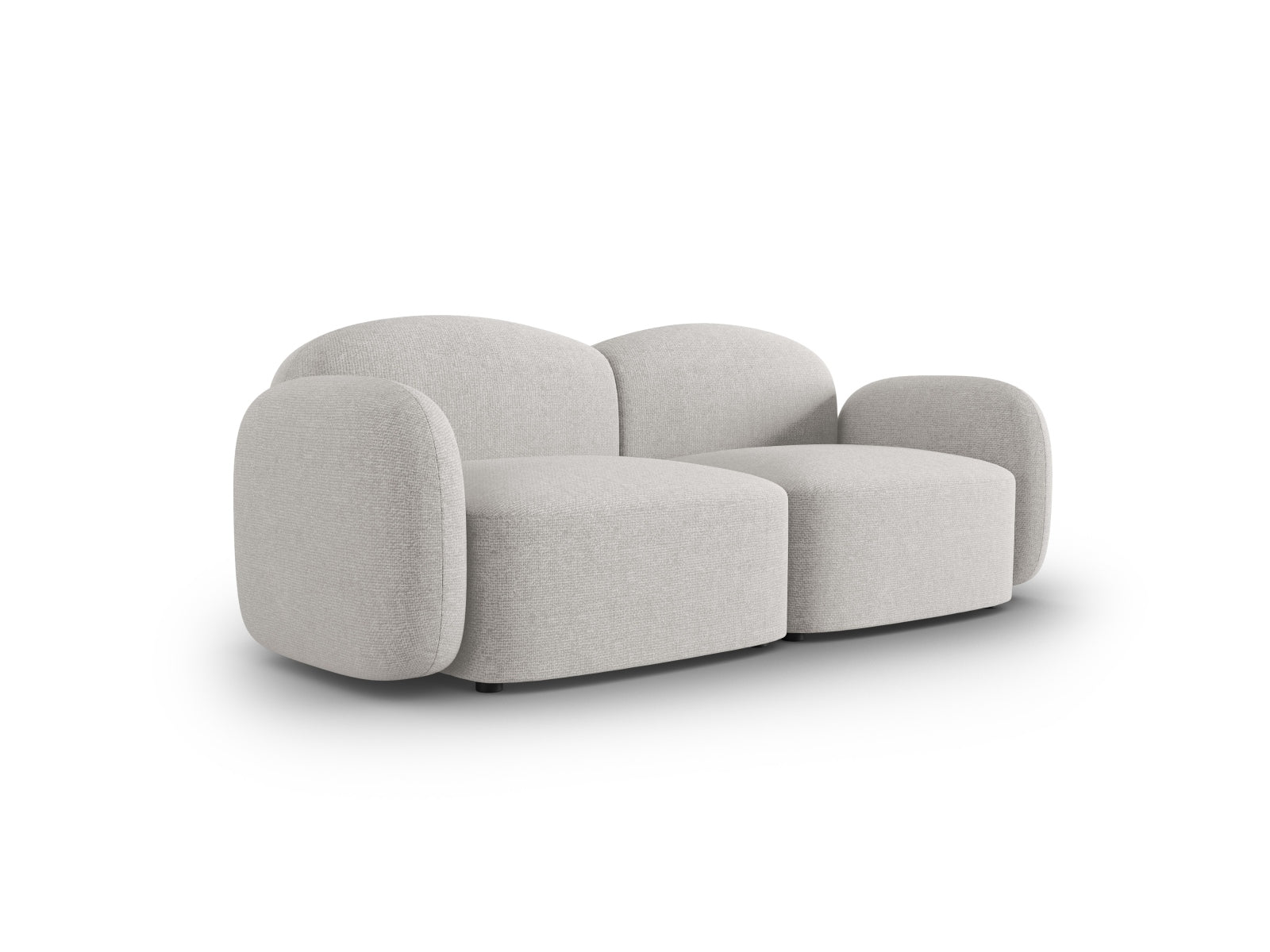 Blair Sofa 2 Sitzer in Silver Melange präsentiert im Onlineshop von KAQTU Design AG. Sofa ist von Micadoni