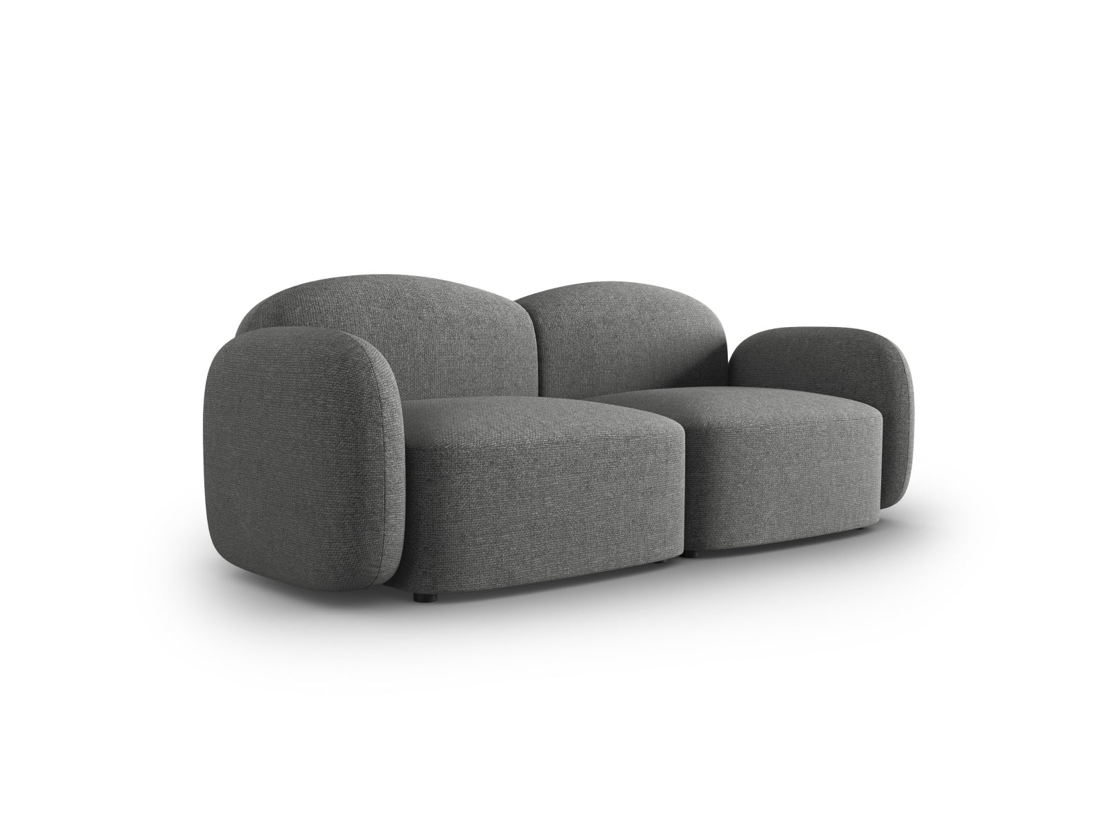 Blair Sofa 2 Sitzer in Dark Grey Melange präsentiert im Onlineshop von KAQTU Design AG. Sofa ist von Micadoni