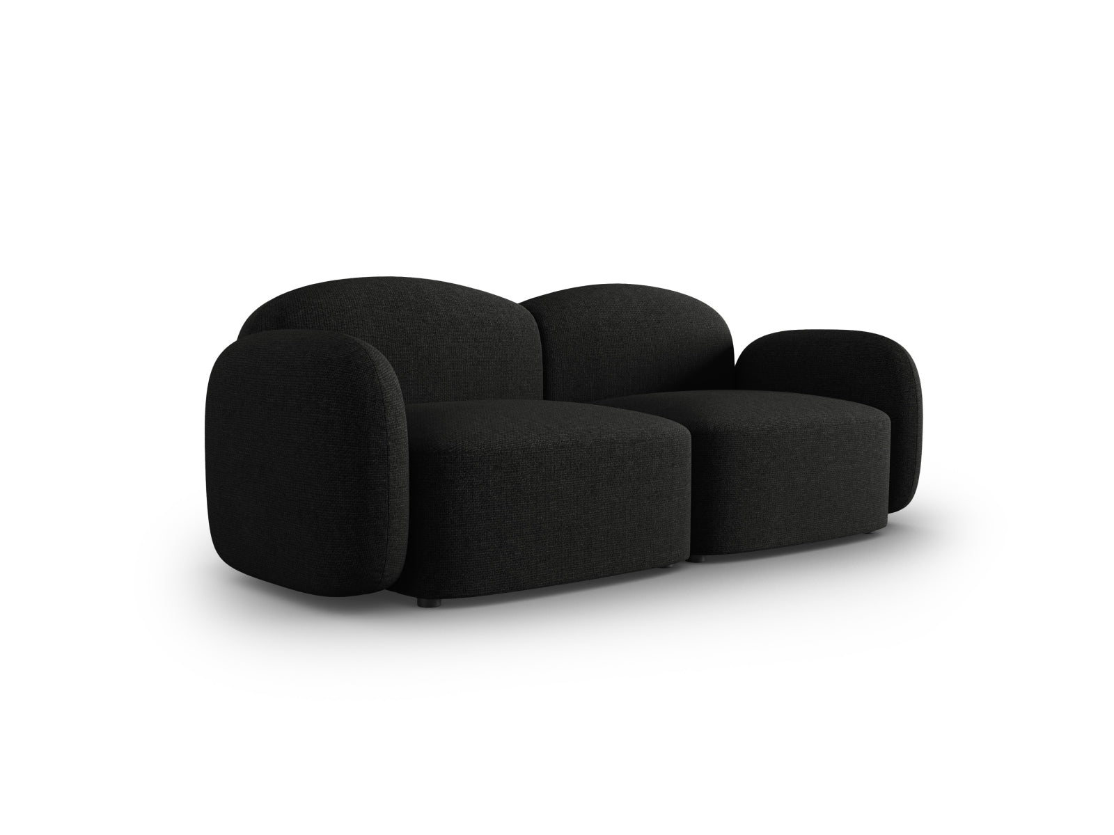 Blair Sofa 2 Sitzer in Black Melange präsentiert im Onlineshop von KAQTU Design AG. Sofa ist von Micadoni