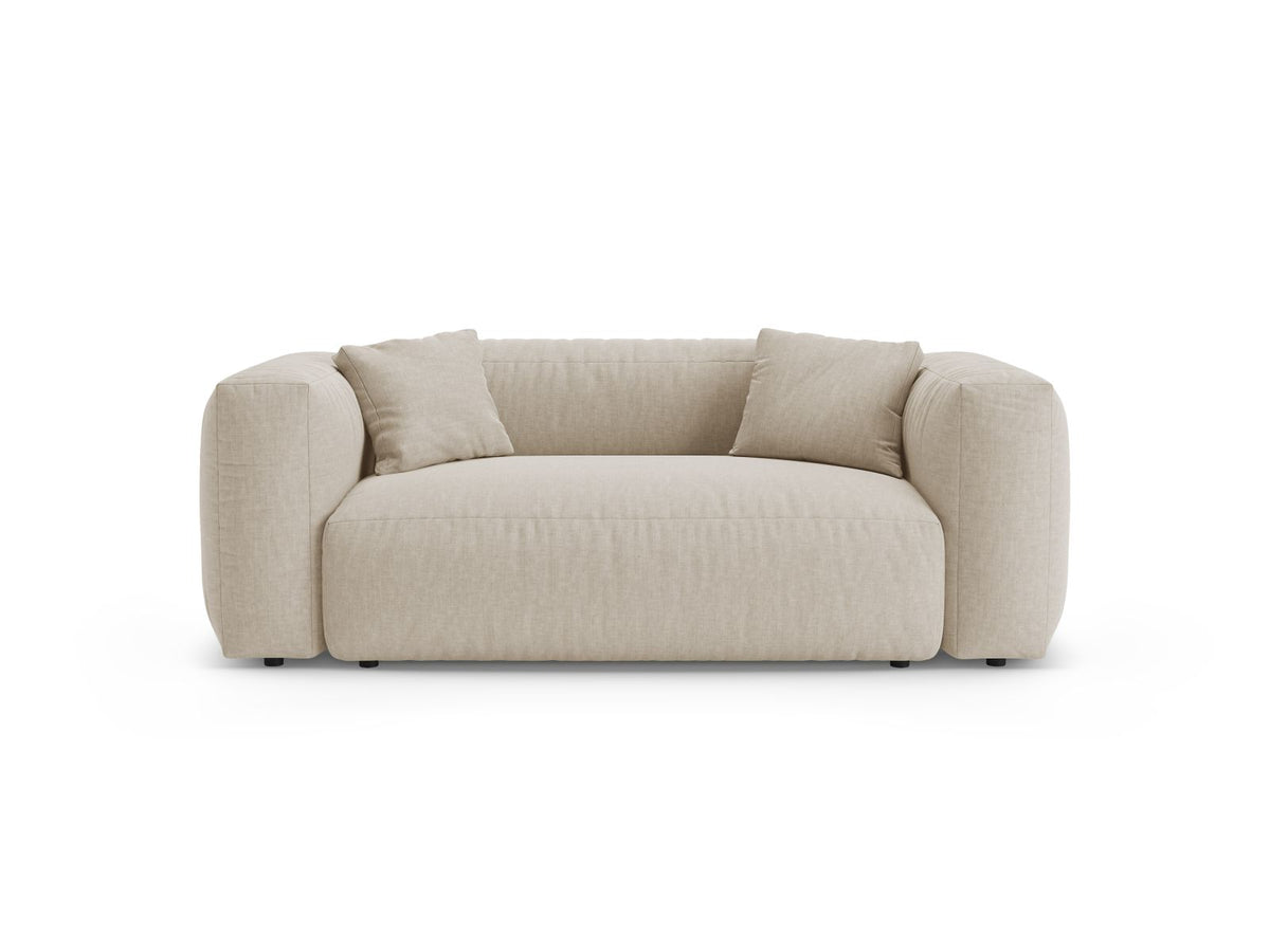 2-Sitzer Sofa Martina in Light Beige-Boston präsentiert im Onlineshop von KAQTU Design AG. 2er Sofa ist von Micadoni