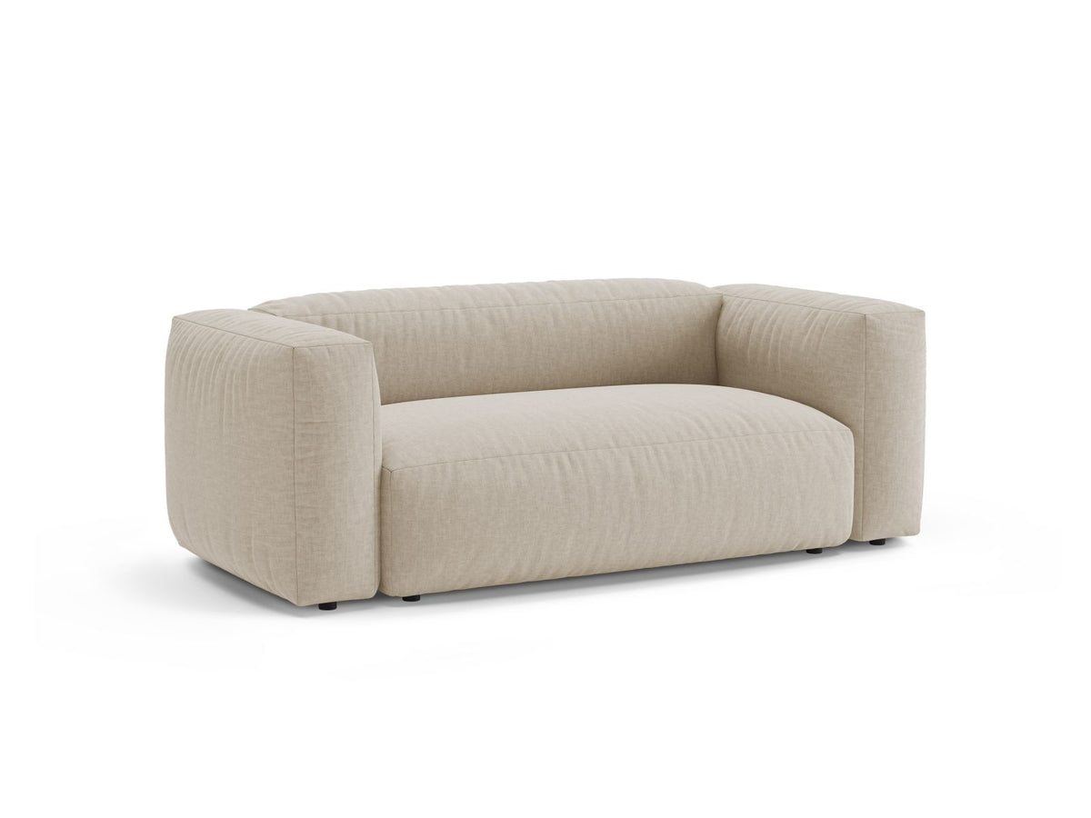 2-Sitzer Sofa Martina in Light Beige-Boston präsentiert im Onlineshop von KAQTU Design AG. 2er Sofa ist von Micadoni