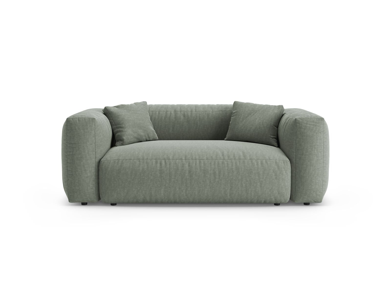 2-Sitzer Sofa Martina in Moss Green-Boston präsentiert im Onlineshop von KAQTU Design AG. 2er Sofa ist von Micadoni