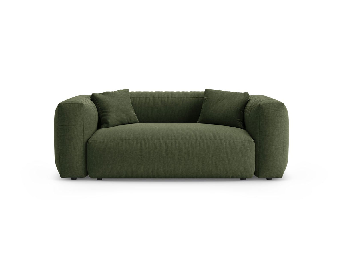2-Sitzer Sofa Martina in Green-Boston präsentiert im Onlineshop von KAQTU Design AG. 2er Sofa ist von Micadoni