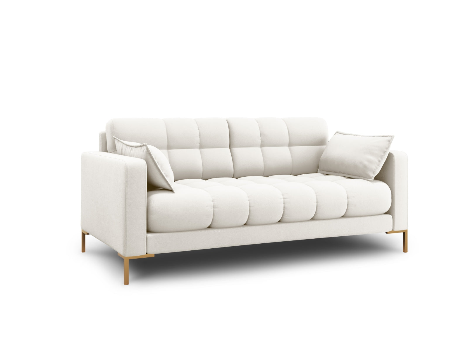 Mamaia Sofa 2 Sitzer in Light Beige/Gold präsentiert im Onlineshop von KAQTU Design AG. 2er Sofa ist von Micadoni