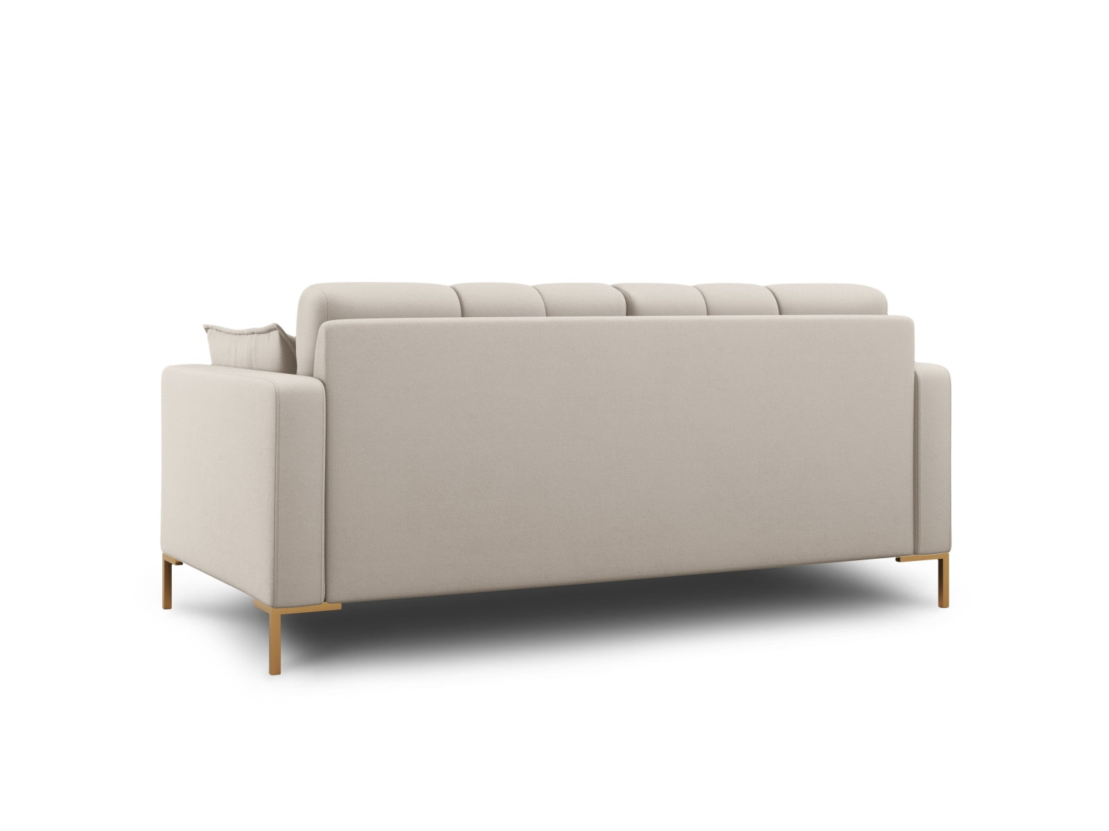 Mamaia Sofa 2 Sitzer in Beige/Gold präsentiert im Onlineshop von KAQTU Design AG. 2er Sofa ist von Micadoni