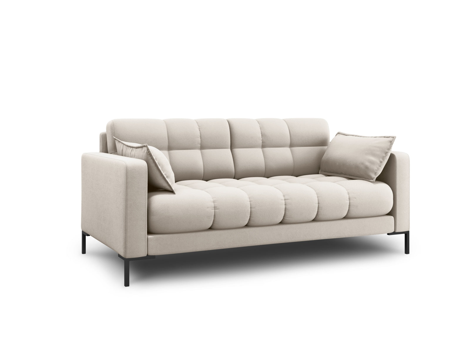Mamaia Sofa 2 Sitzer in Beige/Schwarz präsentiert im Onlineshop von KAQTU Design AG. 2er Sofa ist von Micadoni