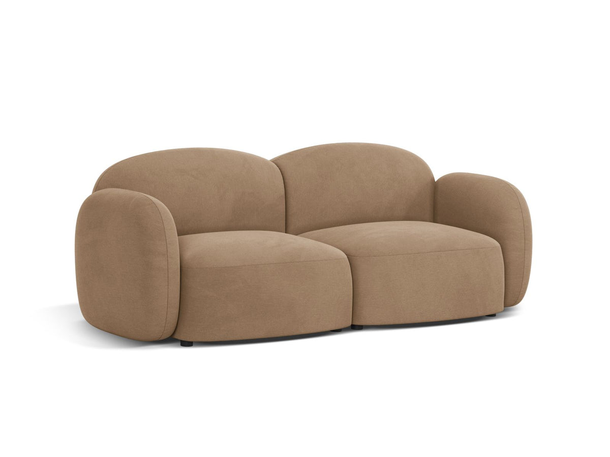 Blair Velour Sofa 2 Sitzer in Sand-Casino präsentiert im Onlineshop von KAQTU Design AG. 2er Sofa ist von Micadoni