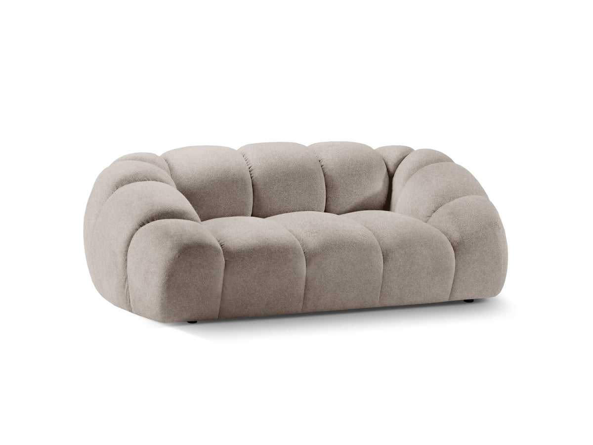 Diana Sofa 2 Sitzer in Dark Beige-Bubble präsentiert im Onlineshop von KAQTU Design AG. 2er Sofa ist von Micadoni