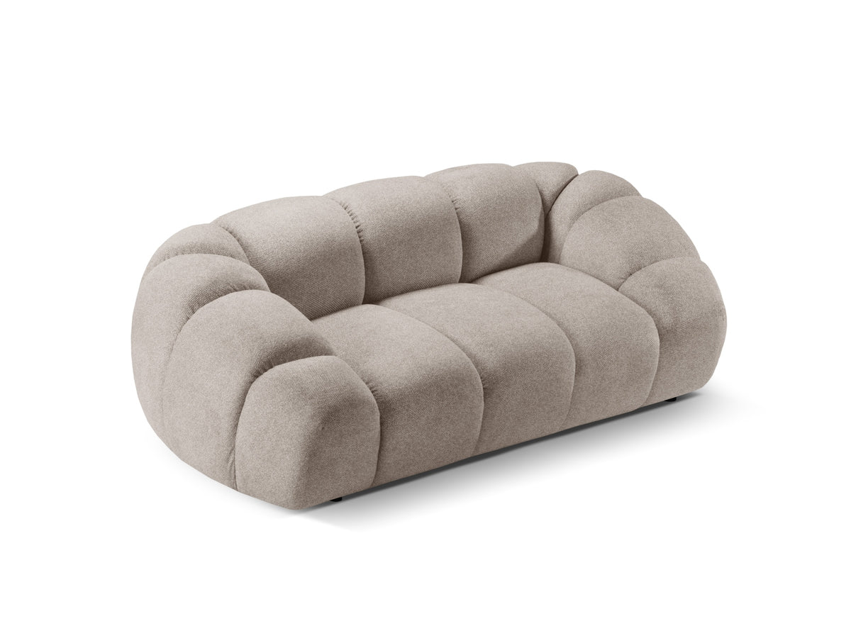 Diana Sofa 2 Sitzer in Dark Beige-Bubble präsentiert im Onlineshop von KAQTU Design AG. 2er Sofa ist von Micadoni