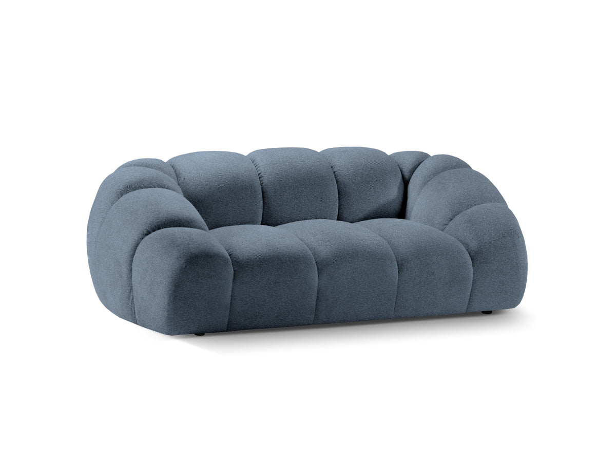 Diana Sofa 2 Sitzer in Blue Jeans-Bubble präsentiert im Onlineshop von KAQTU Design AG. 2er Sofa ist von Micadoni