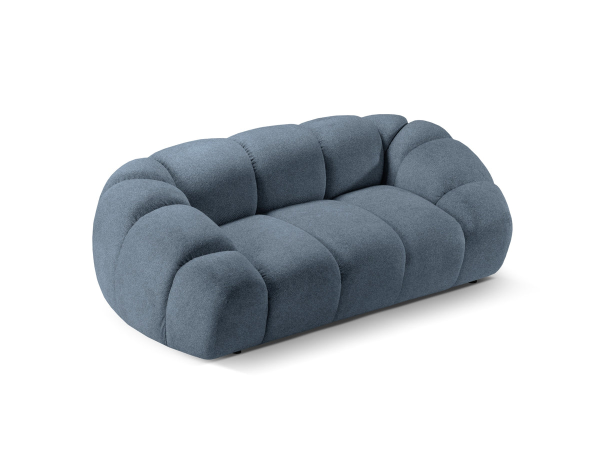 Diana Sofa 2 Sitzer in Blue Jeans-Bubble präsentiert im Onlineshop von KAQTU Design AG. 2er Sofa ist von Micadoni
