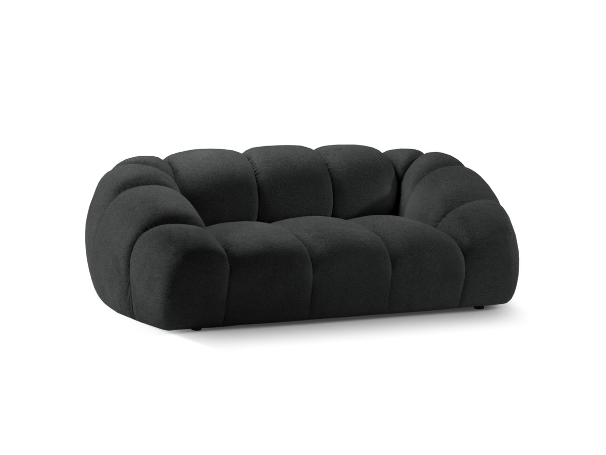 Diana Sofa 2 Sitzer in Anthracite-Bubble präsentiert im Onlineshop von KAQTU Design AG. 2er Sofa ist von Micadoni