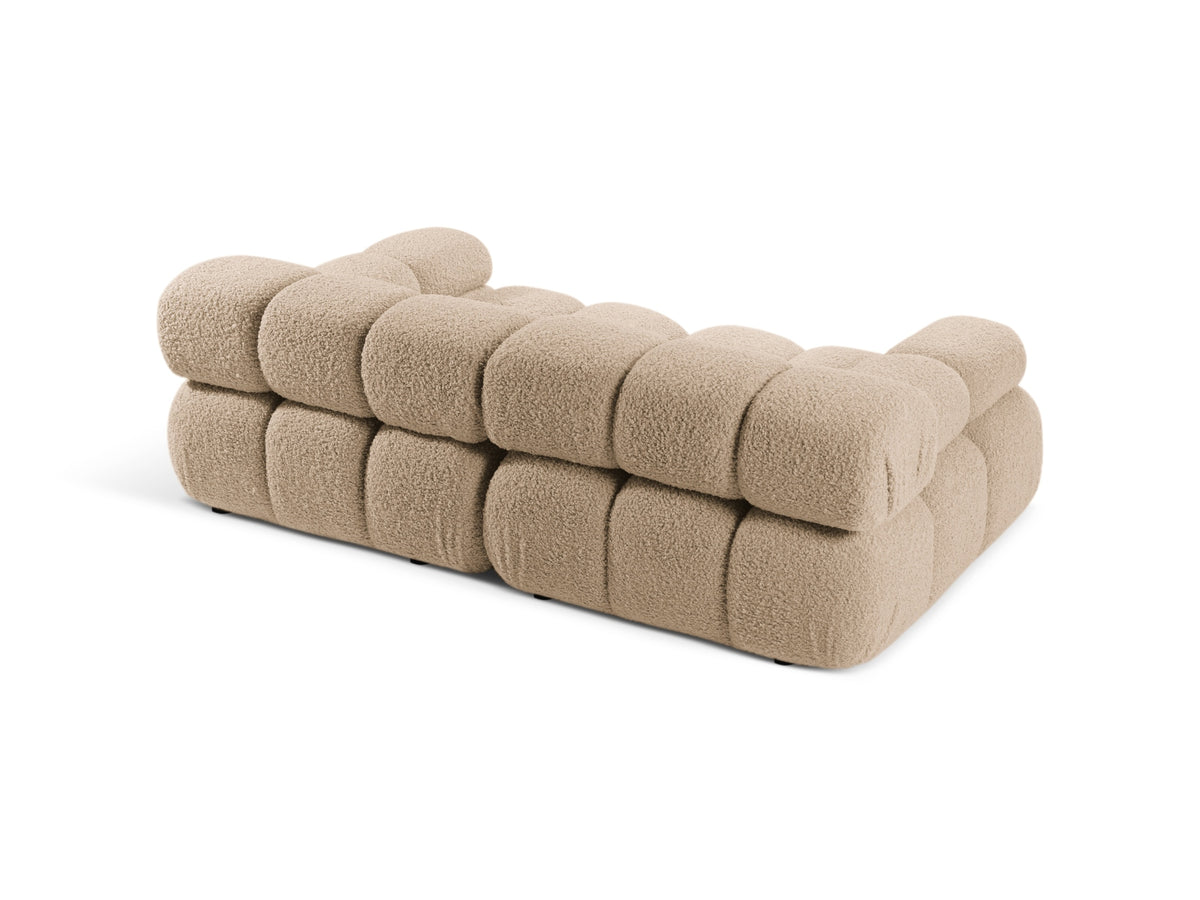 Bellis Boucle modulares Sofa 2 Sitzer 94cm in Sand-Rolf präsentiert im Onlineshop von KAQTU Design AG. 3er Sofa ist von Micadoni