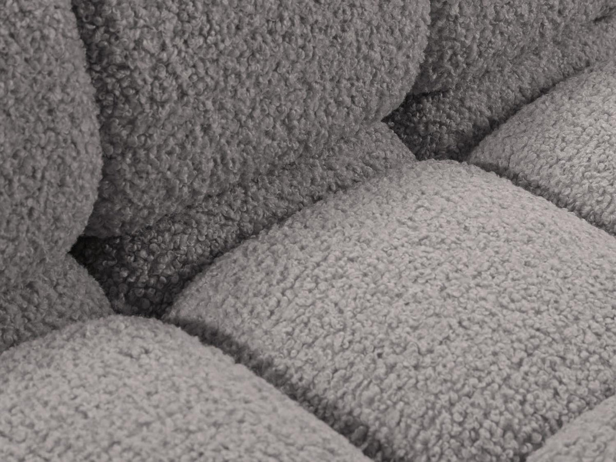 Bellis Boucle modulares Sofa 2 Sitzer 94cm in Light Grey-Rolf präsentiert im Onlineshop von KAQTU Design AG. 3er Sofa ist von Micadoni