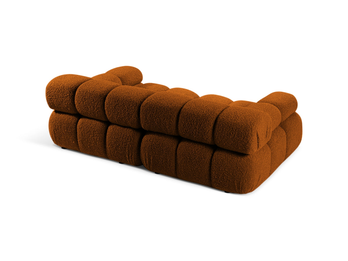 Bellis Boucle modulares Sofa 2 Sitzer 94cm in Brick-Rolf präsentiert im Onlineshop von KAQTU Design AG. 3er Sofa ist von Micadoni