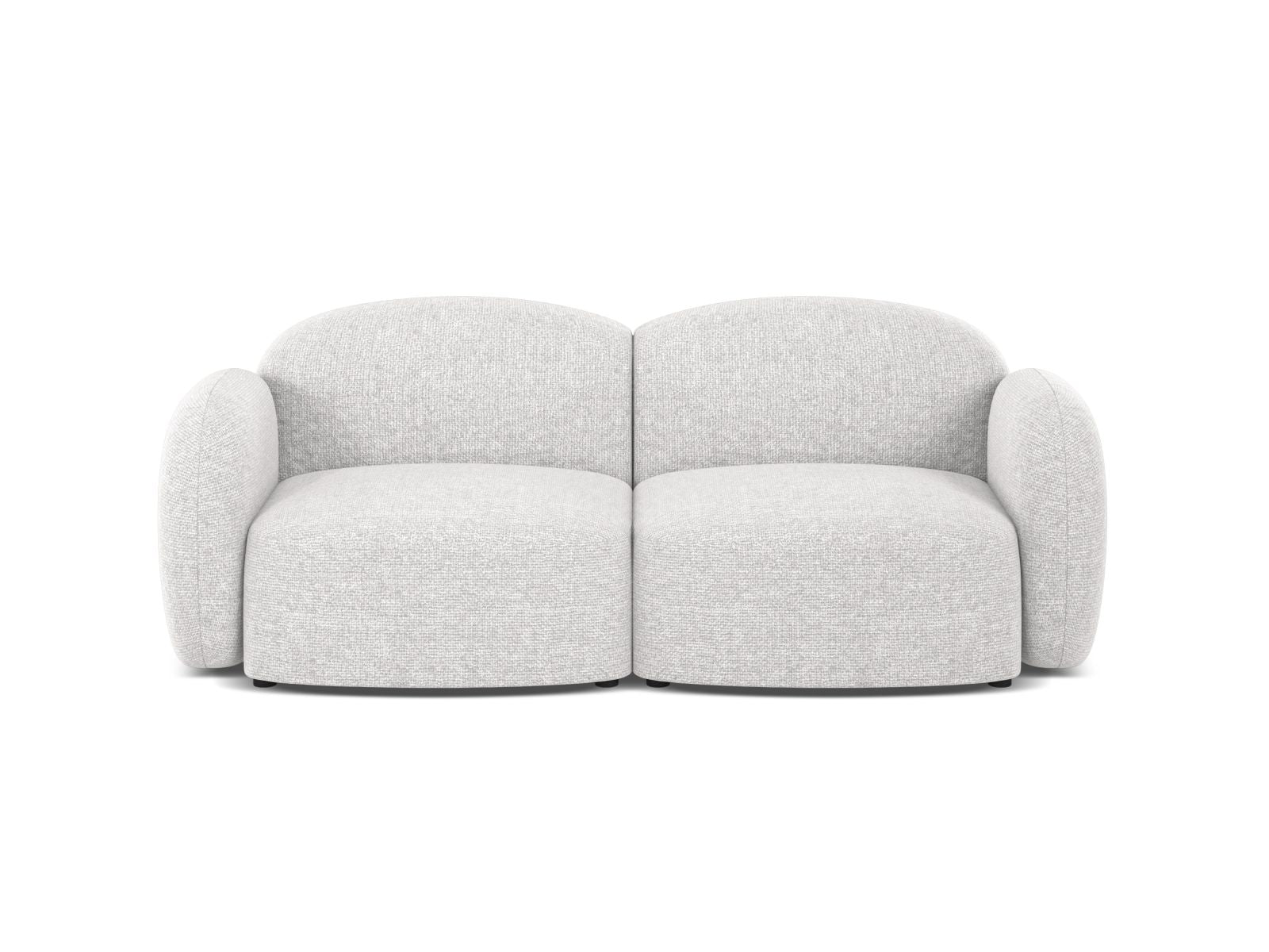2-Sitzer Sofa Blair in Silver-Eden präsentiert im Onlineshop von KAQTU Design AG. 2er Sofa ist von Micadoni