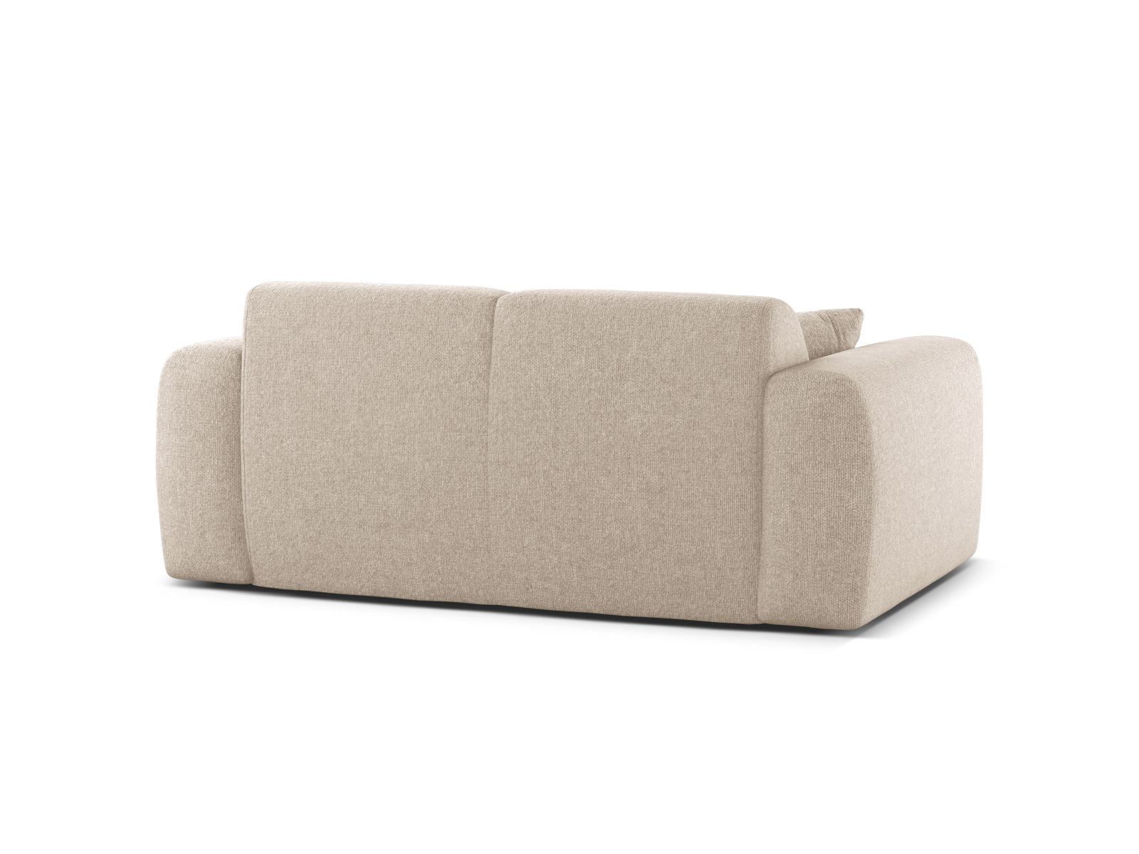 Elegantes 2-Sitzer Sofa Molino in zartem Beige, ideal für stilvolle Wohnräume. Bequem und modern, gefertigt von Micadoni.