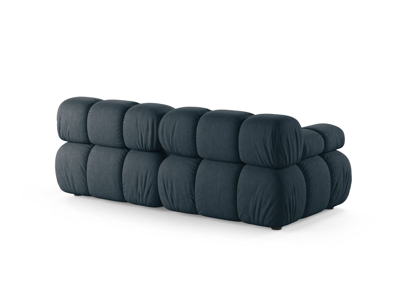 Elegantes 2-Sitzer Sofa Bellis in tiefem Petrol, ideal für gemütliche Stunden und moderne Einrichtungskonzepte.