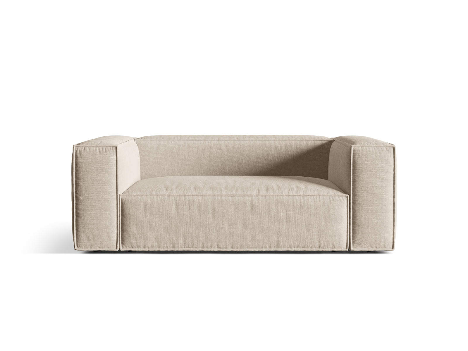 Nuria Sofa 2 Sitzer in Beige präsentiert im Onlineshop von KAQTU Design AG. Sofa ist von Micadoni