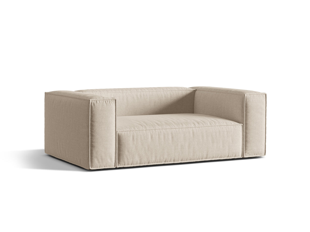 2-Sitzer Sofa Nuria in Beige-Liberty präsentiert im Onlineshop von KAQTU Design AG. 2er Sofa ist von Micadoni