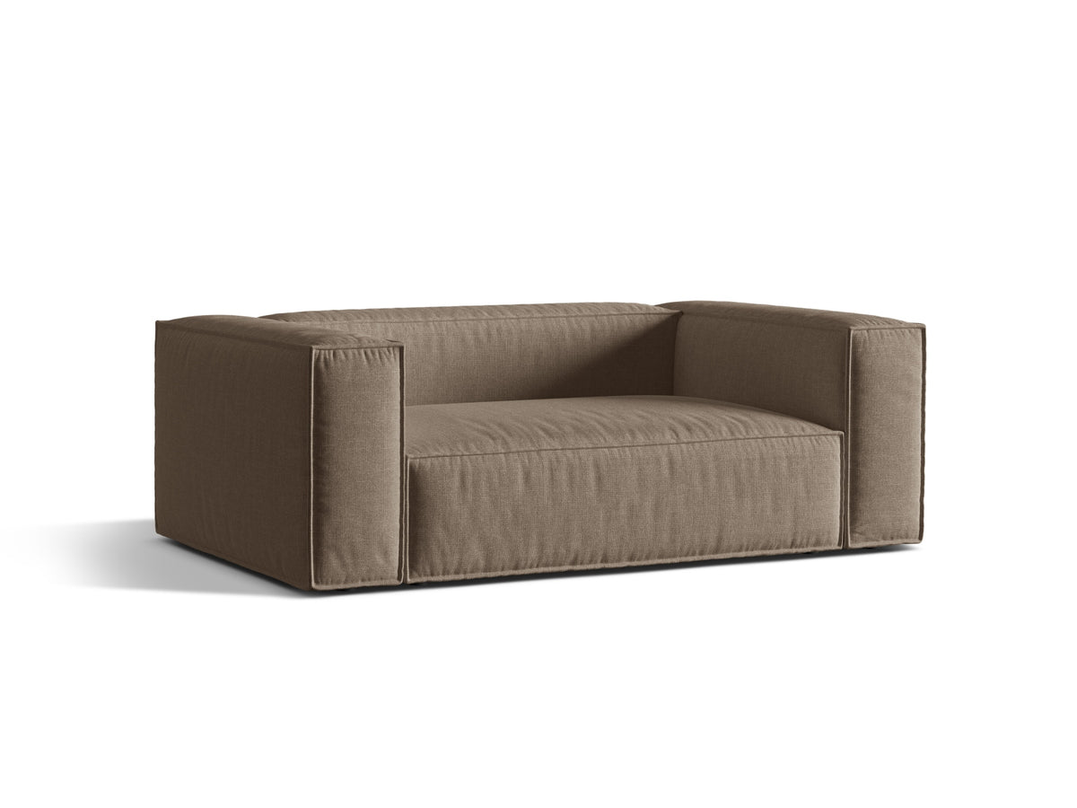 2-Sitzer Sofa Nuria in Cappuccino-Liberty präsentiert im Onlineshop von KAQTU Design AG. 2er Sofa ist von Micadoni