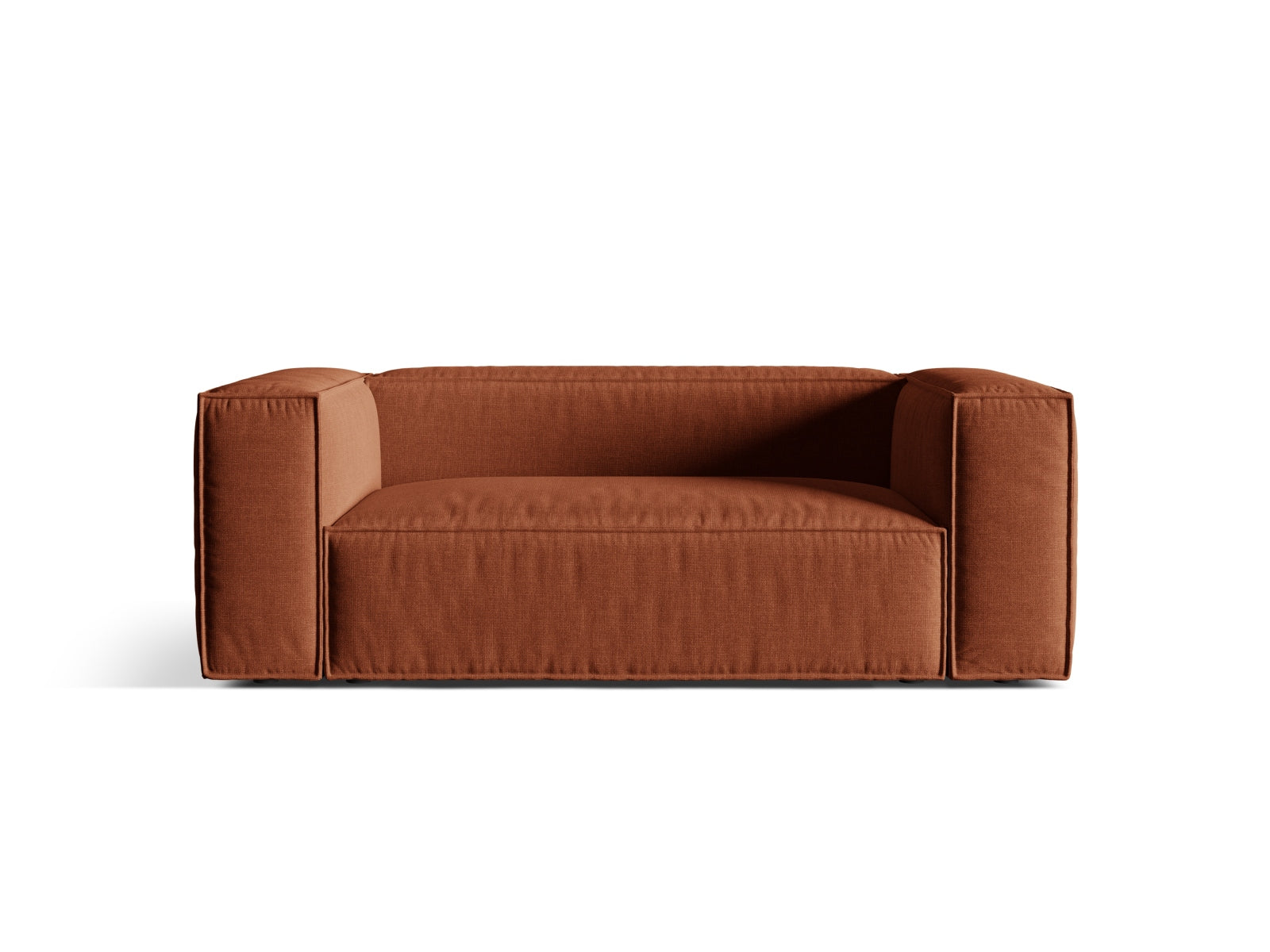 Nuria Sofa 2 Sitzer in Brick präsentiert im Onlineshop von KAQTU Design AG. Sofa ist von Micadoni