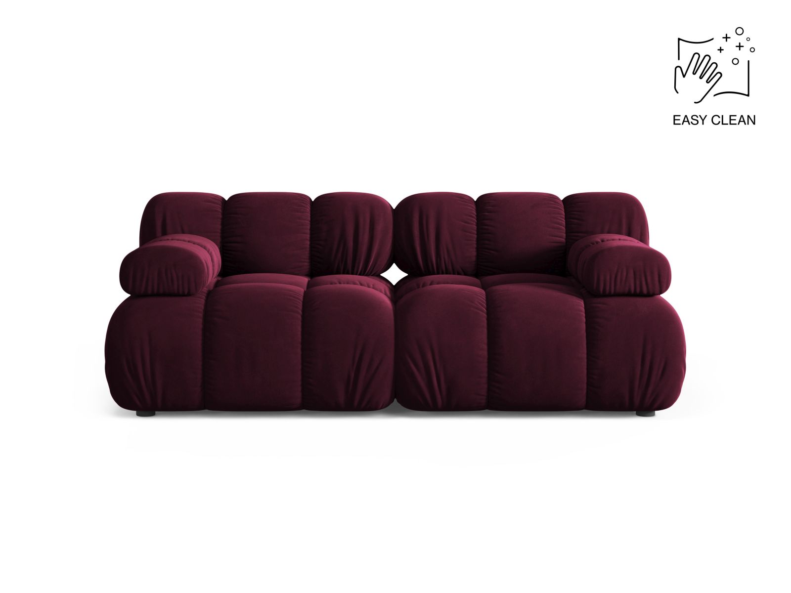 2-Sitzer Modular Sofa Bellis in Burgundy-Venus präsentiert im Onlineshop von KAQTU Design AG. 2er Sofa ist von Micadoni