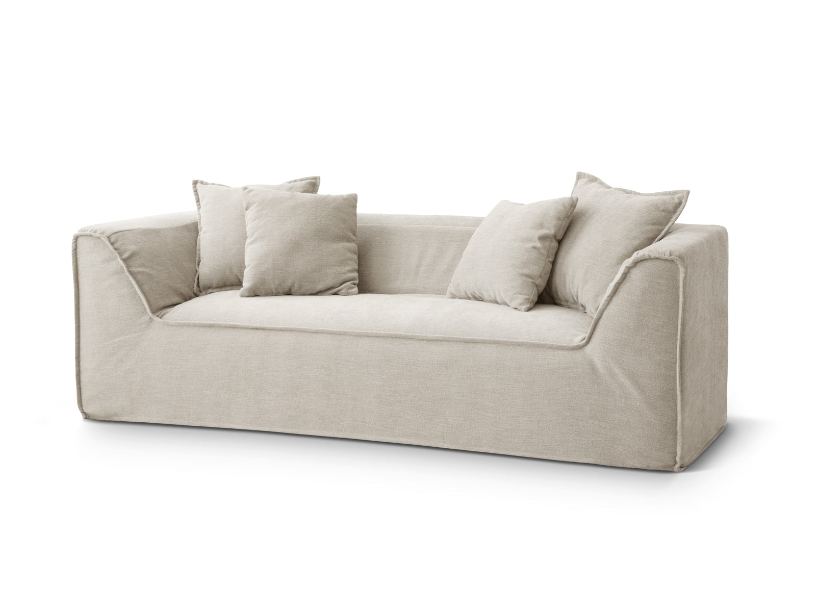 Milton Sofa 2 Sitzer in Natural präsentiert im Onlineshop von KAQTU Design AG. Sofa ist von Micadoni