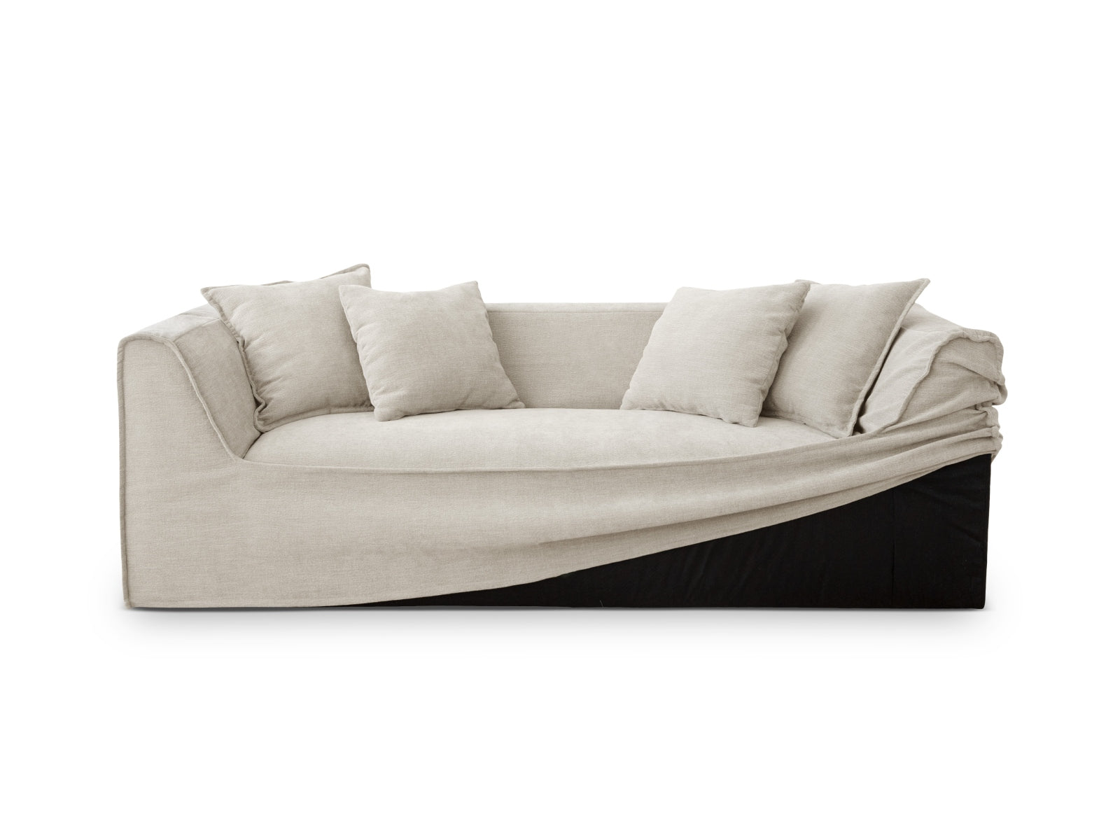 Milton Sofa 2 Sitzer in Natural präsentiert im Onlineshop von KAQTU Design AG. Sofa ist von Micadoni