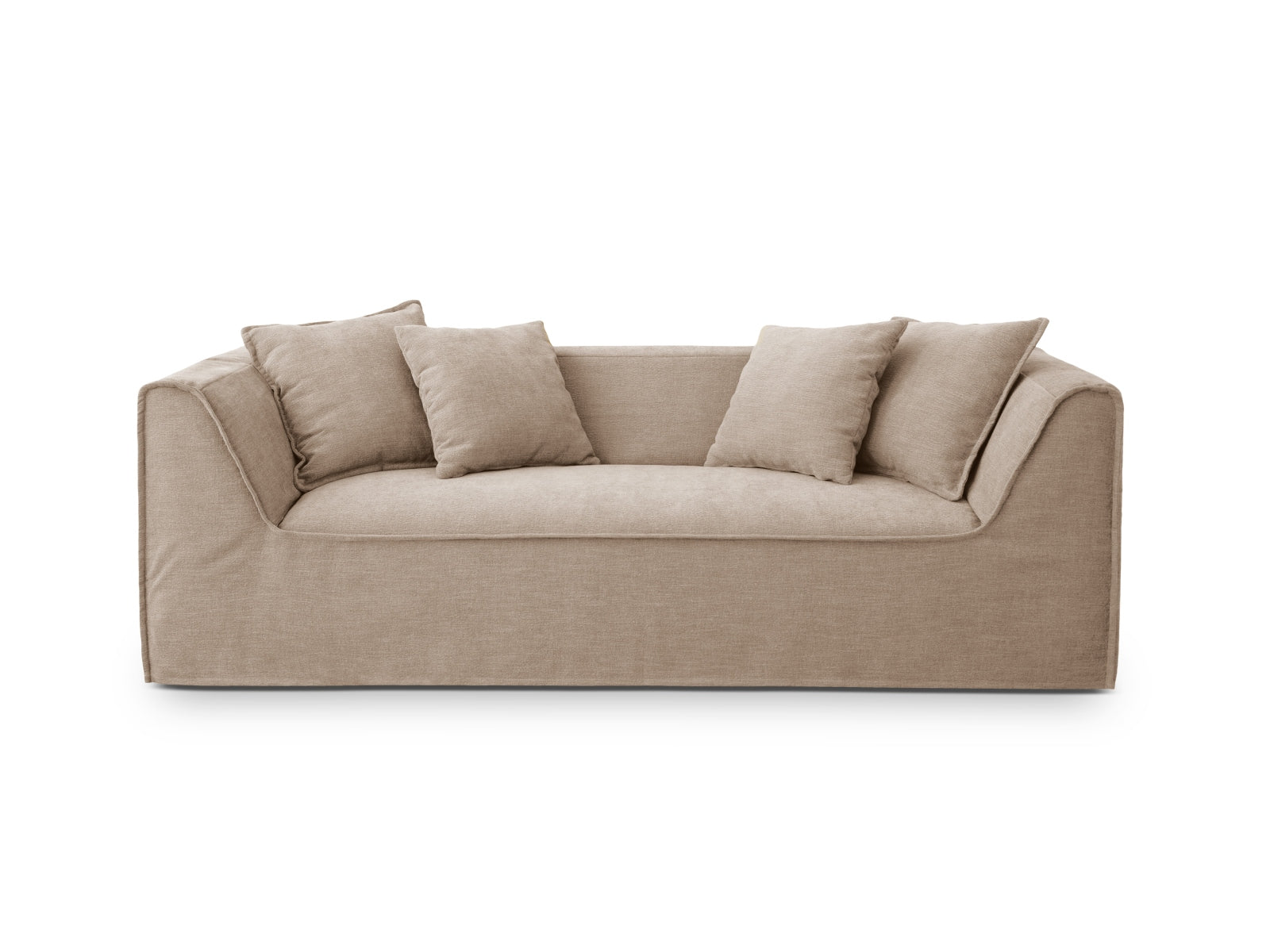 Milton Sofa 2 Sitzer in Sand präsentiert im Onlineshop von KAQTU Design AG. Sofa ist von Micadoni
