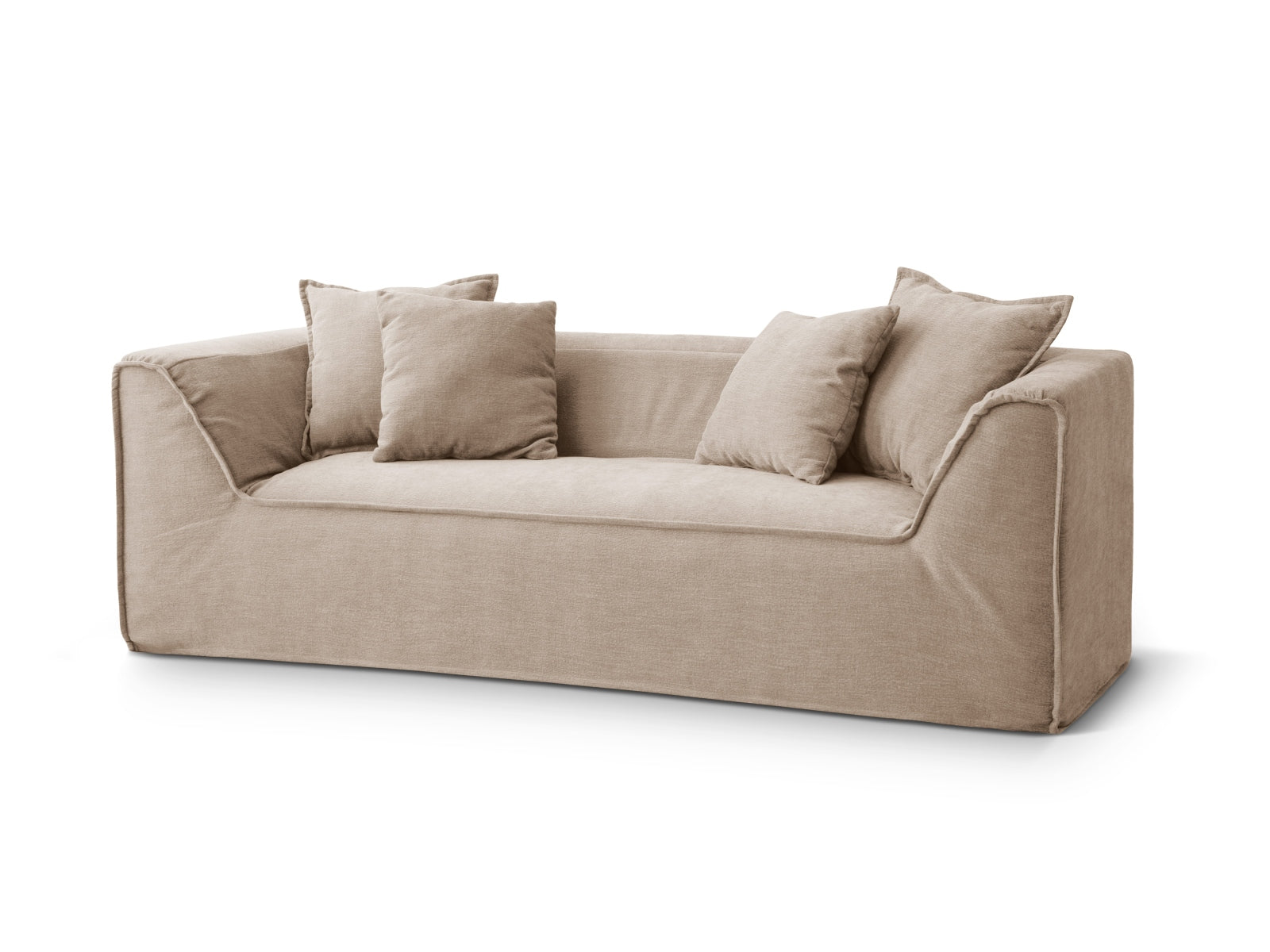 Milton Sofa 2 Sitzer in Sand präsentiert im Onlineshop von KAQTU Design AG. Sofa ist von Micadoni
