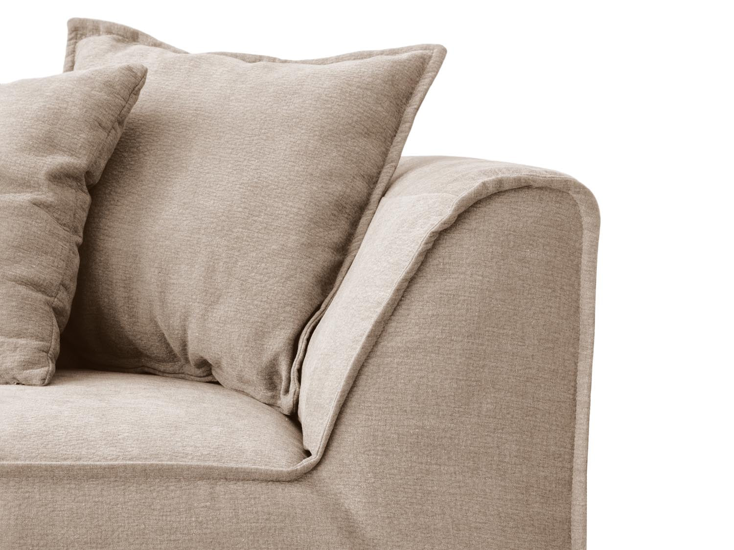 Milton Sofa 2 Sitzer in Sand präsentiert im Onlineshop von KAQTU Design AG. Sofa ist von Micadoni