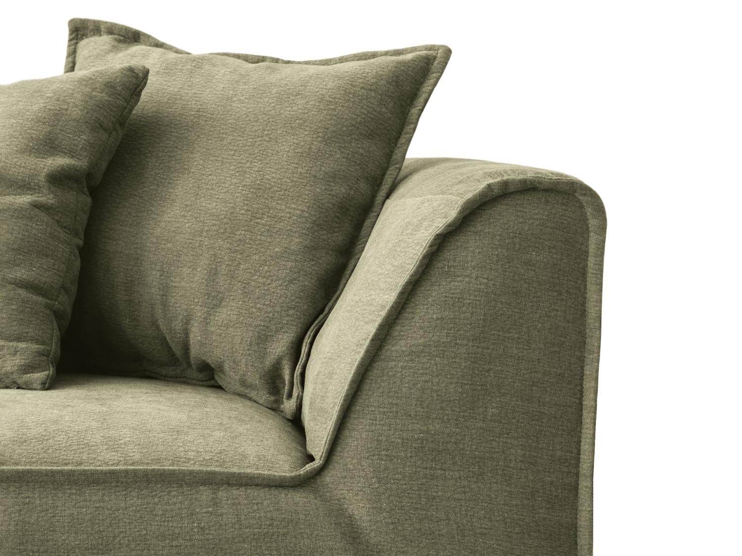 Milton Sofa 2 Sitzer in Light Green präsentiert im Onlineshop von KAQTU Design AG. Sofa ist von Micadoni