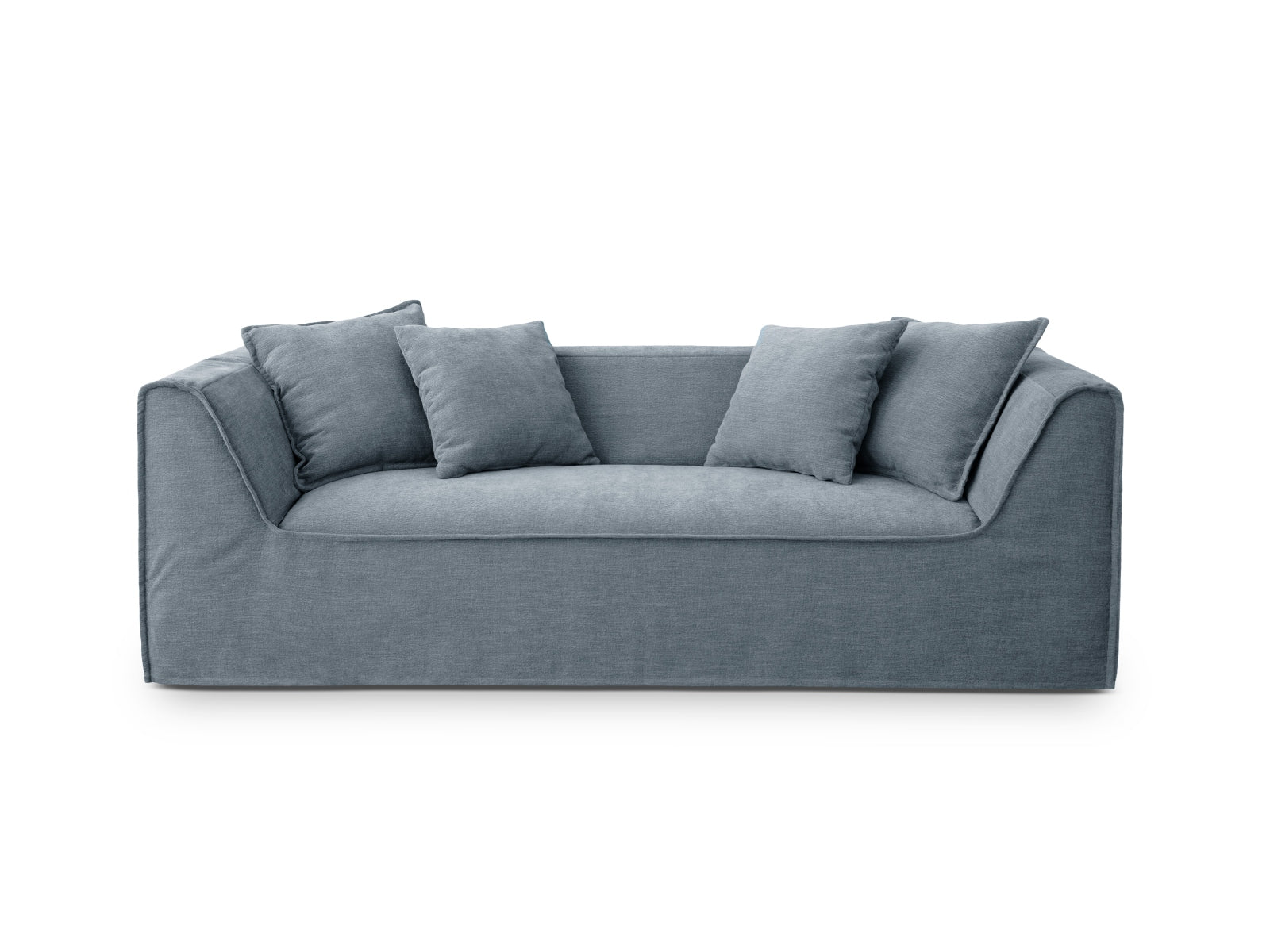 Milton Sofa 2 Sitzer in Muted Blue präsentiert im Onlineshop von KAQTU Design AG. Sofa ist von Micadoni