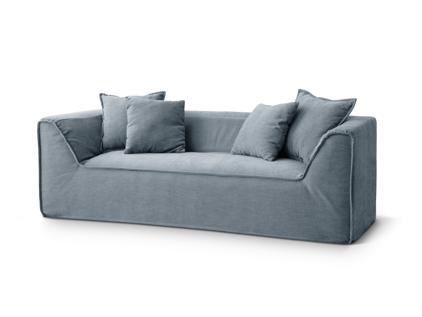 Milton Sofa 2 Sitzer in Muted Blue präsentiert im Onlineshop von KAQTU Design AG. Sofa ist von Micadoni