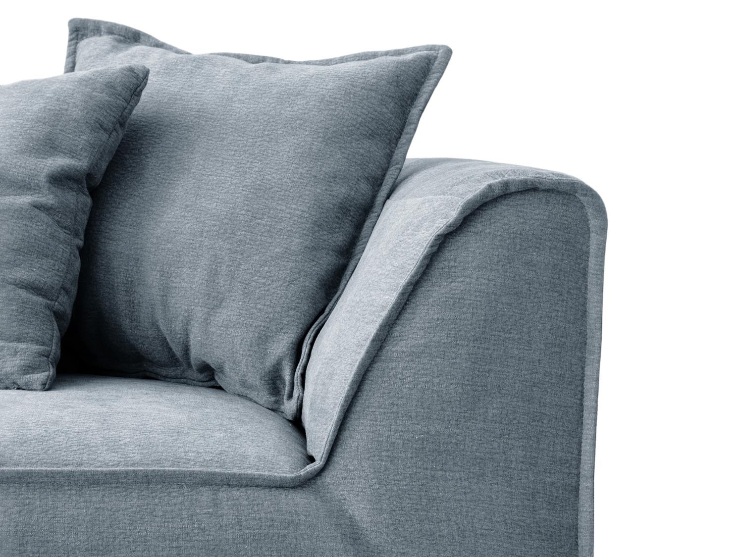 Milton Sofa 2 Sitzer in Muted Blue präsentiert im Onlineshop von KAQTU Design AG. Sofa ist von Micadoni