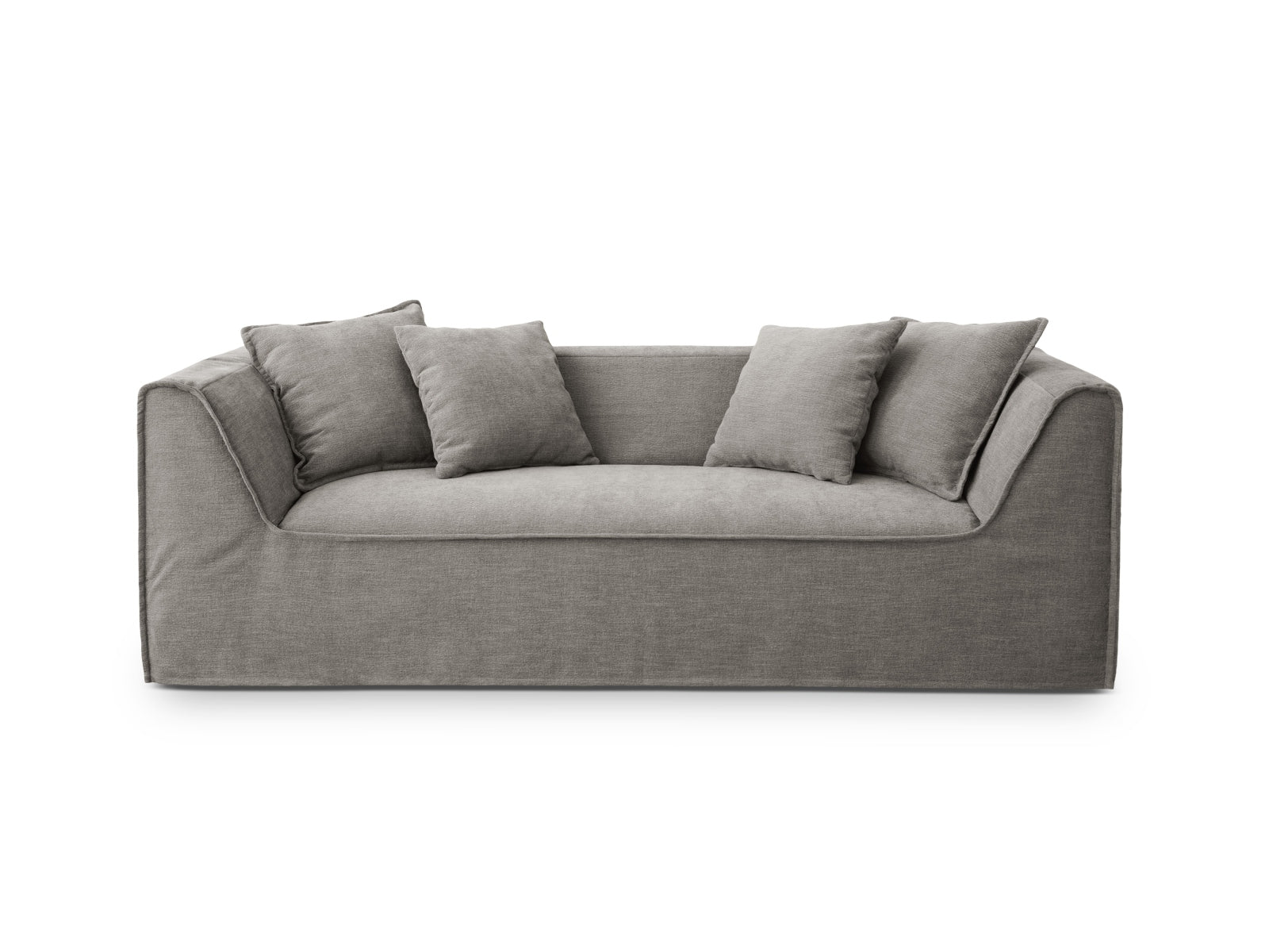 Milton Sofa 2 Sitzer in Warm grey präsentiert im Onlineshop von KAQTU Design AG. Sofa ist von Micadoni