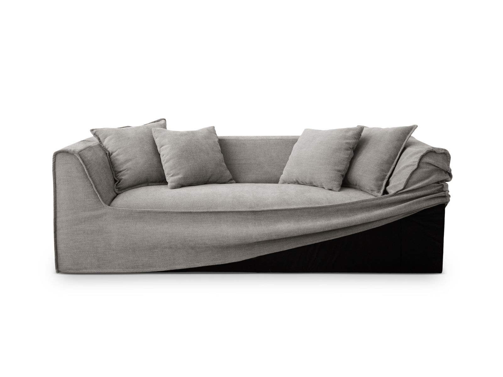 Milton Sofa 2 Sitzer in Warm grey präsentiert im Onlineshop von KAQTU Design AG. Sofa ist von Micadoni