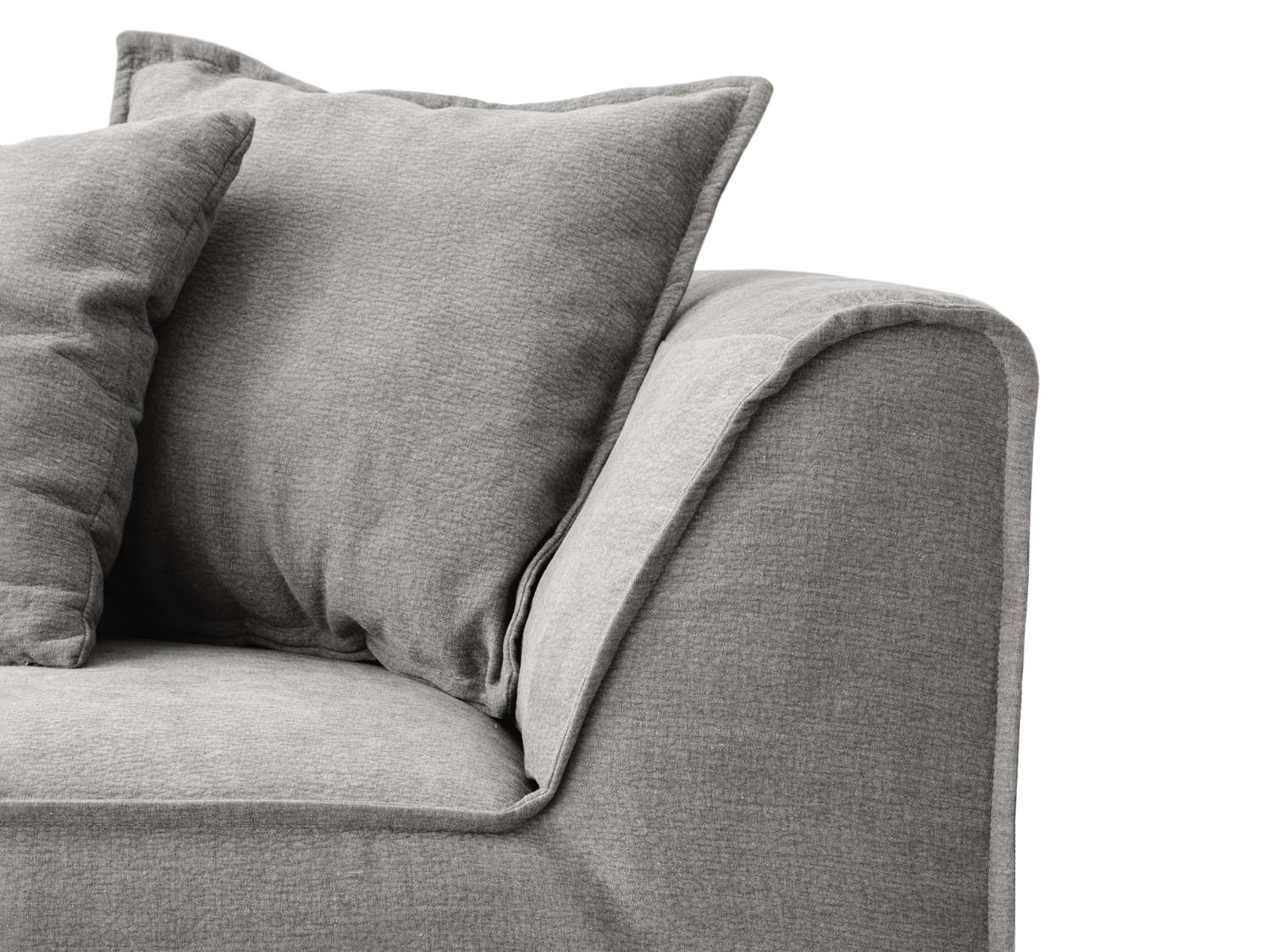 Milton Sofa 2 Sitzer in Warm grey präsentiert im Onlineshop von KAQTU Design AG. Sofa ist von Micadoni