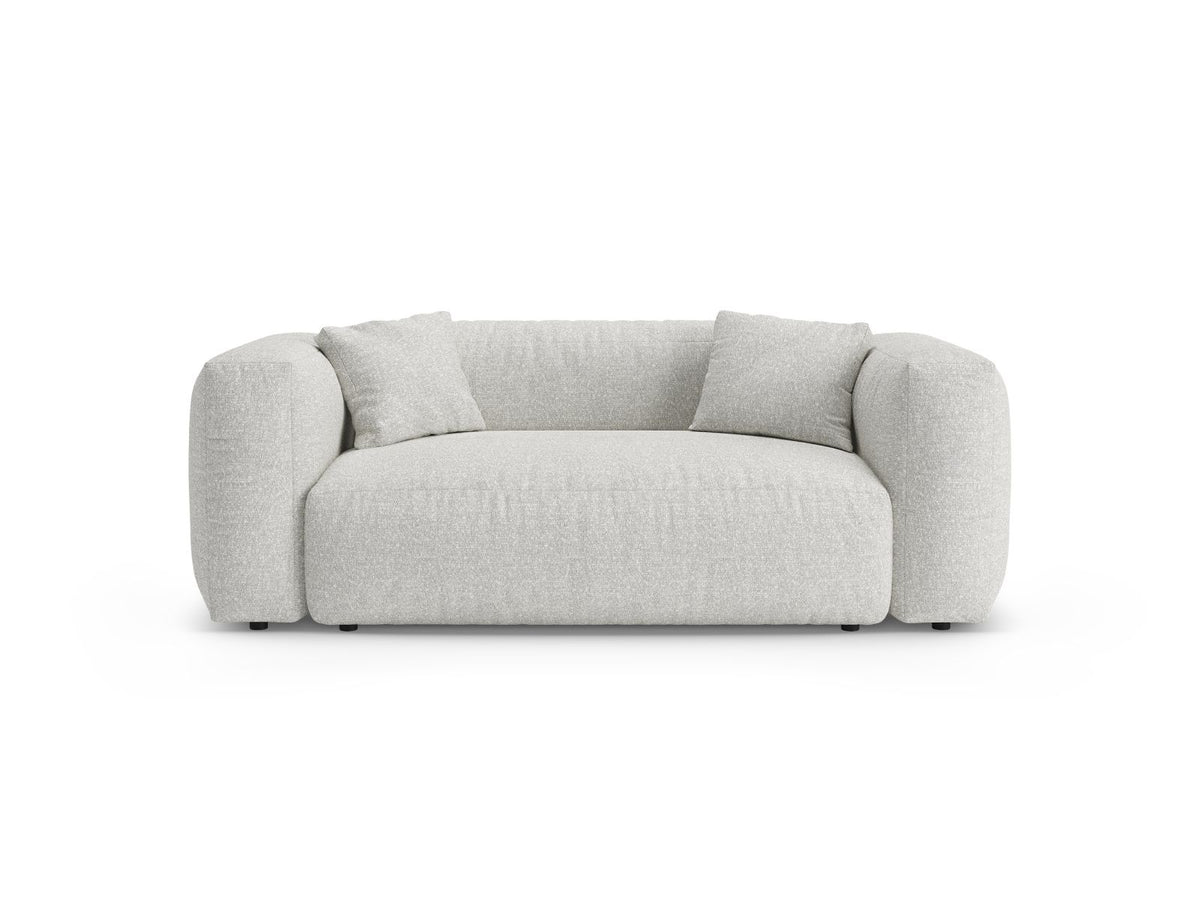2-Sitzer Sofa Martina in Grey Beige Melange-Monet präsentiert im Onlineshop von KAQTU Design AG. 2er Sofa ist von Micadoni